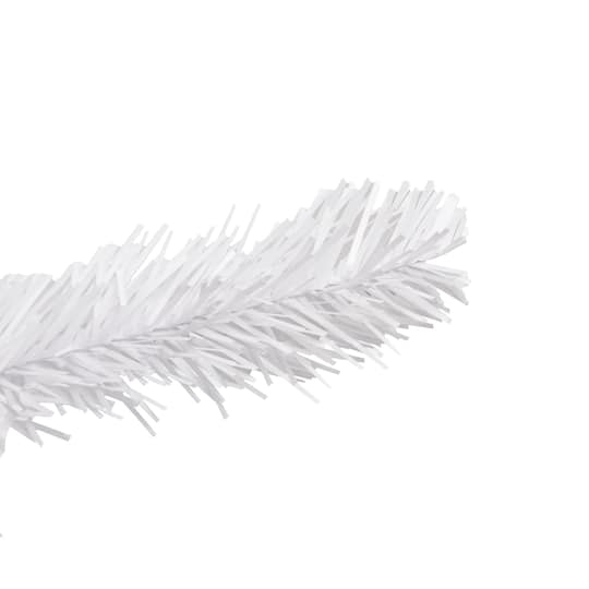 7.5ft. Pre-Lit Rapids White Pine Pencil Artificial Christmas Tree, Clear Lights